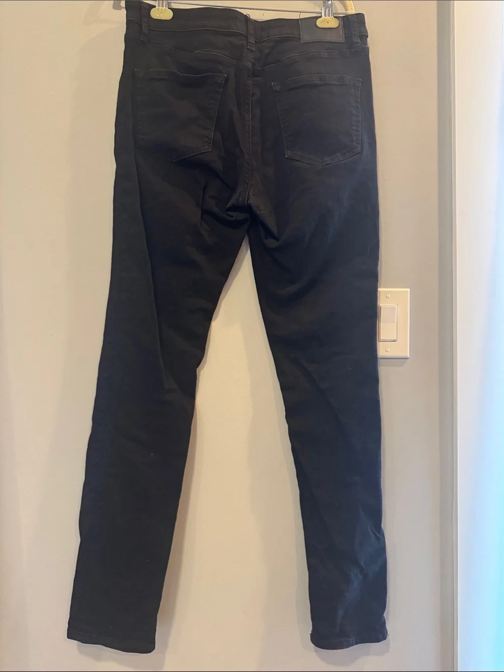 Express Black Skinny Jeans Men's Size 33x34 Cotton Spandex